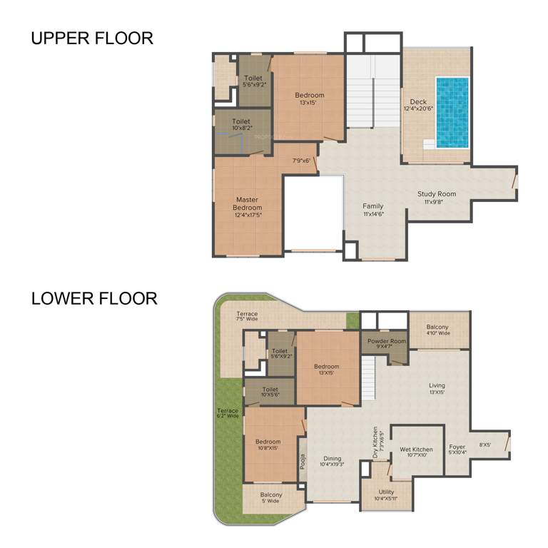 Aparna Elina (4BHK+4T (4,105 sq ft) + Study Room 4105 sq ft)