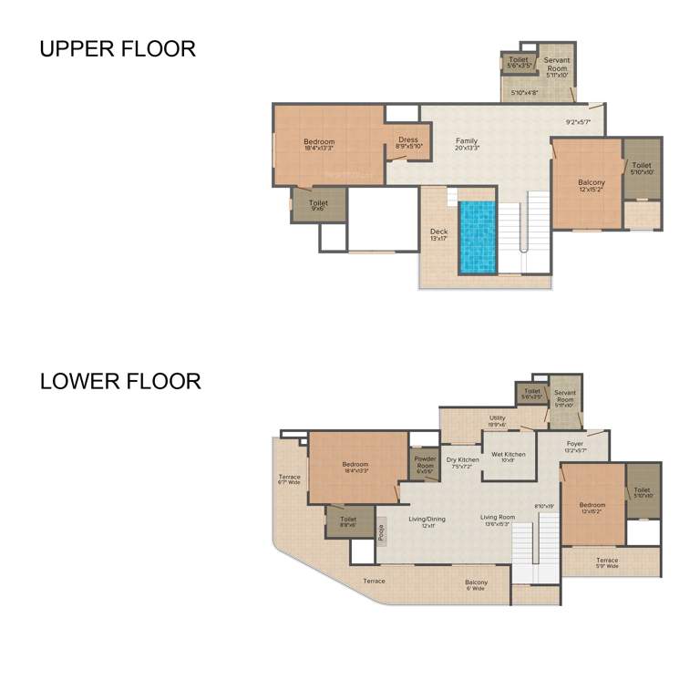 Aparna Elina (4BHK+4T (4,080 sq ft) + Servant Room 4080 sq ft)