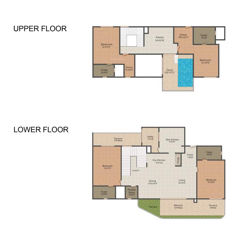 Aparna Elina (4BHK+4T (3,835 sq ft) + Pooja Room 3835 sq ft)