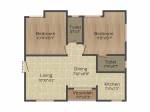 Eden Saffron (2BHK+2T (950 sq ft) 950 sq ft) Eden Saffron (2BHK+2T (950 sq ft) 950 sq ft)