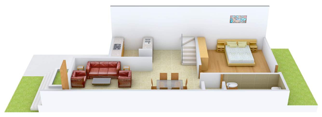 Phoenix The Commune Villas (3BHK+3T (1,806 sq ft) 1806 sq ft)