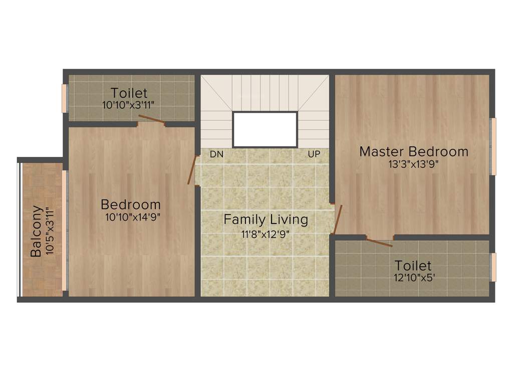 Phoenix The Commune Villas (3BHK+3T (1,806 sq ft) 1806 sq ft)