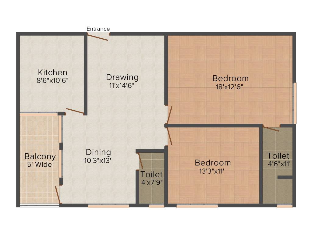 Tirumala Cyber Residency (2BHK+2T (1,290 sq ft) 1290 sq ft) Tirumala Cyber Residency (2BHK+2T (1,290 sq ft) 1290 sq ft)