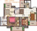 Amrapali Adarsh Awas Yojna (3BHK+3T (1,700 sq ft) 1700 sq ft) Amrapali Adarsh Awas Yojna (3BHK+3T (1,700 sq ft) 1700 sq ft)