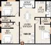 Jaya Bharathi ADR Jaya Bharathi Heights (3BHK+3T (1,500 sq ft) 1500 sq ft)