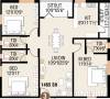 Jaya Bharathi ADR Jaya Bharathi Heights (3BHK+3T (1,465 sq ft) 1465 sq ft)