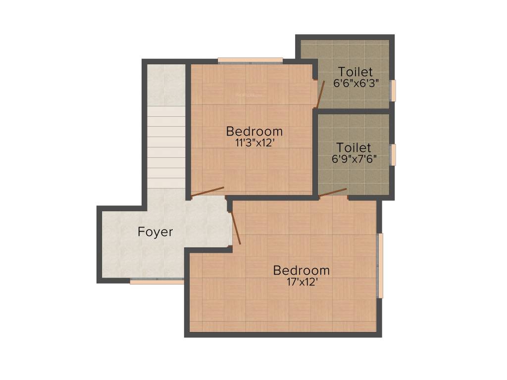 Evantha The Hummingbird (3BHK+3T (1,940 sq ft) 1940 sq ft)
