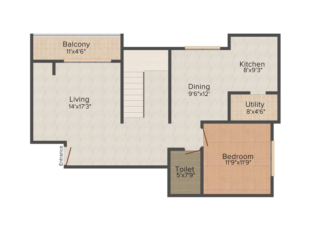 Evantha The Hummingbird (3BHK+3T (1,940 sq ft) 1940 sq ft)