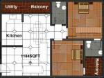 Sharda Blossom (2BHK+2T (1,184 sq ft) 1184 sq ft) Sharda Blossom (2BHK+2T (1,184 sq ft) 1184 sq ft)