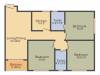 Jalan NVR Pride (3BHK+2T (1,122 sq ft) 1122 sq ft)