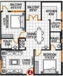 Sowmya Sarovar (2BHK+2T (1,195 sq ft) 1195 sq ft)