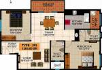 Ciroc Luxor (2BHK+2T (1,285 sq ft) 1285 sq ft)