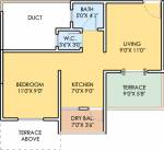 Maple Aapla Ghar Ambegaon Annex (1BHK+1T (542 sq ft) 542 sq ft)