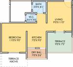 Maple Aapla Ghar Ambegaon Annex (1BHK+1T (564 sq ft) 564 sq ft)