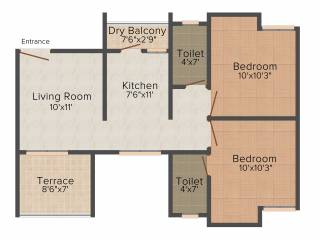 Maple Aapla Ghar Ambegaon Annex (2BHK+2T (805 sq ft) 805 sq ft) Maple Aapla Ghar Ambegaon Annex (2BHK+2T (805 sq ft) 805 sq ft)