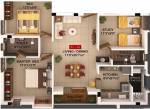 Acacia Magizham (3BHK+2T (1,217 sq ft) 1217 sq ft)
