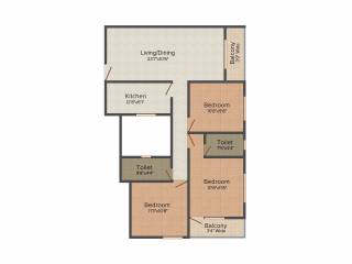 Fabulous Uno (3BHK+2T (1,359 sq ft) 1359 sq ft) Fabulous Uno (3BHK+2T (1,359 sq ft) 1359 sq ft)