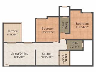 Maple Aapla Ghar Kirkatwadi (2BHK+2T (859 sq ft) 859 sq ft) Maple Aapla Ghar Kirkatwadi (2BHK+2T (859 sq ft) 859 sq ft)