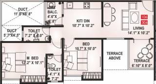 Maple Aapla Ghar Kirkatwadi (2BHK+2T (874 sq ft) 874 sq ft) Maple Aapla Ghar Kirkatwadi (2BHK+2T (874 sq ft) 874 sq ft)