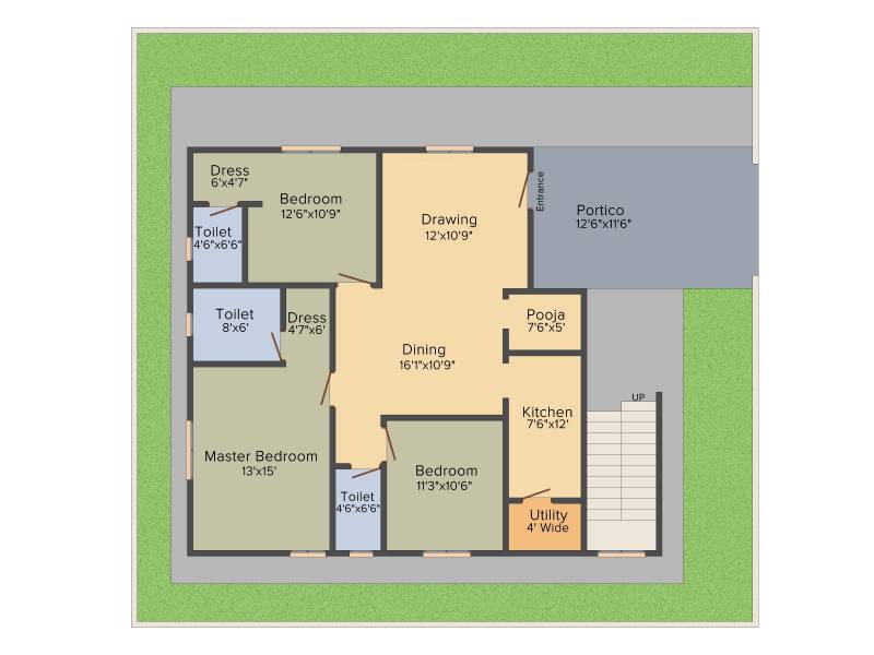 Celebrity Lifestyle Dream Homes I (3BHK+3T (1,550 sq ft) + Pooja Room 1550 sq ft)