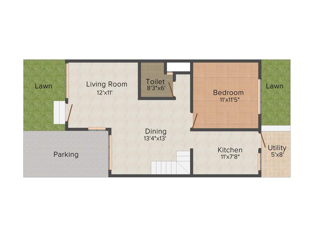 Motzkin Park Terrace (3BHK+3T (1,977 sq ft) 1977 sq ft)