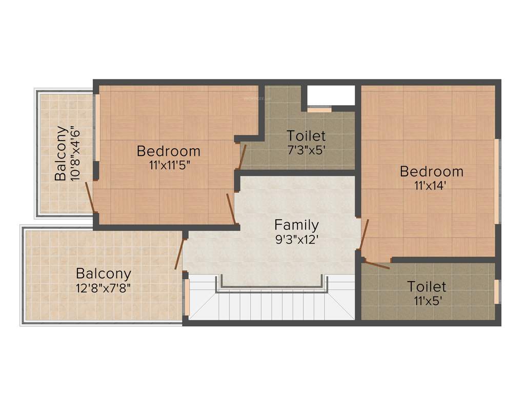 Motzkin Park Terrace (3BHK+3T (1,977 sq ft) 1977 sq ft)
