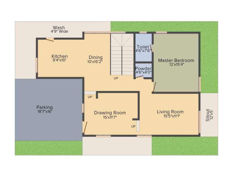 Incor Divino (3BHK+3T (2,562 sq ft) + Pooja Room 2562 sq ft)