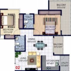 Isha Misty Green (3BHK+3T (1,403 sq ft) 1403 sq ft) Isha Misty Green (3BHK+3T (1,403 sq ft) 1403 sq ft)