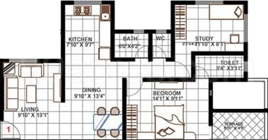 Floor Plan riddhi siddhi enclave Floor Plan Floor Plan