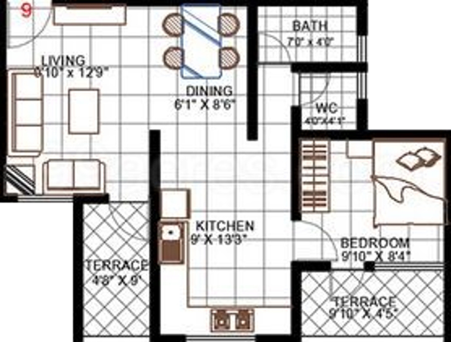 Floor Plan riddhi siddhi enclave Floor Plan Floor Plan