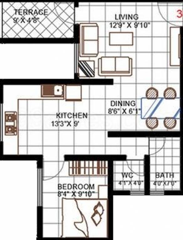 Floor Plan riddhi siddhi enclave Floor Plan Floor Plan
