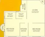 BCN Shyam Vihar Phase II (2BHK+2T (1,030 sq ft) 1030 sq ft)