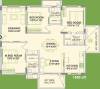 Alekhya Palm Woods (3BHK+3T (1,690 sq ft) 1690 sq ft)