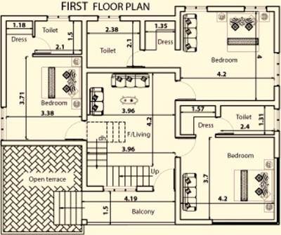 Medham Aster Villas (4BHK+4T (3,000 sq ft) 3000 sq ft)
