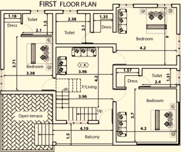 Medham Aster Villas (4BHK+4T (3,000 sq ft) 3000 sq ft)