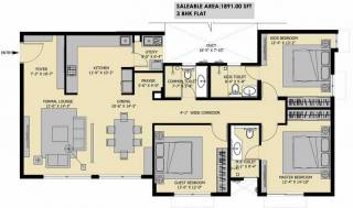 Durga Projects And Infrastructure Flute (3BHK+2T (1,891 sq ft) 1891 sq ft) Durga Projects And Infrastructure Flute (3BHK+2T (1,891 sq ft) 1891 sq ft)