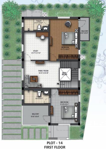First Floor Plan palm-fronds Floor Plan First Floor Plan