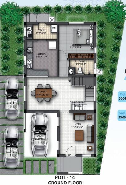 Ground Floor Plan palm-fronds Floor Plan Ground Floor Plan