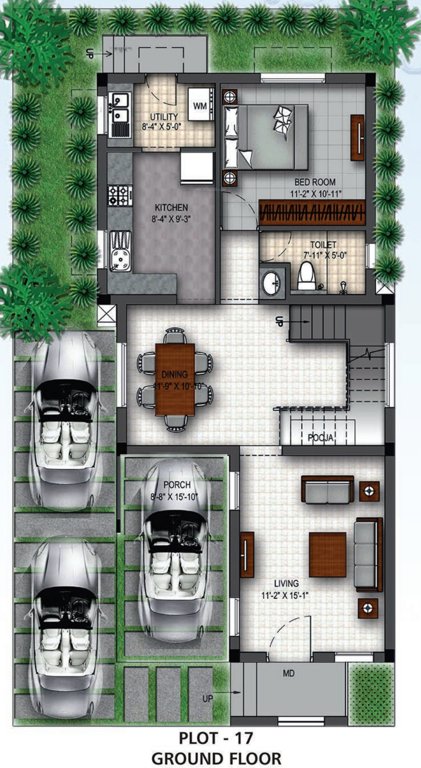  palm fronds Floor Plan Ground Floor Plan