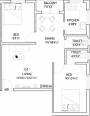 KRS Omkara (2BHK+2T (808 sq ft) + Pooja Room 808 sq ft)
