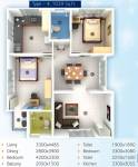Mookambika Zion (2BHK+2T (1,039 sq ft) 1039 sq ft) Mookambika Zion (2BHK+2T (1,039 sq ft) 1039 sq ft)
