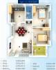 Mookambika Zion (2BHK+2T (1,018 sq ft) 1018 sq ft)