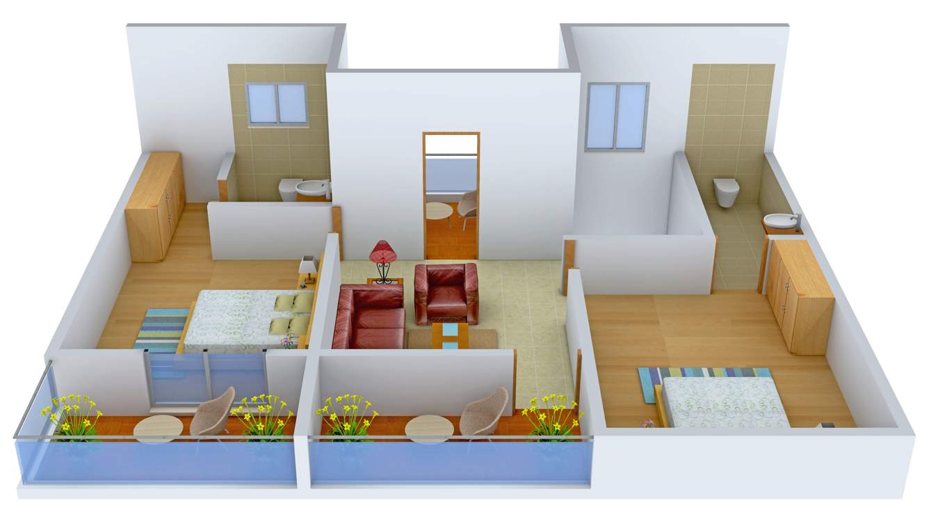 Indra Vantage (3BHK+3T (1,563 sq ft) 1563 sq ft)