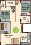 Intent Pushpochoini (2BHK+2T (876 sq ft) 876 sq ft) Intent Pushpochoini (2BHK+2T (876 sq ft) 876 sq ft)