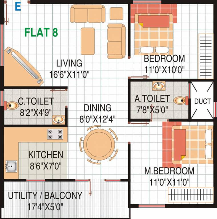 RV Jaya Madhava Commune (2BHK+2T (1,150 sq ft) 1150 sq ft) RV Jaya Madhava Commune (2BHK+2T (1,150 sq ft) 1150 sq ft)