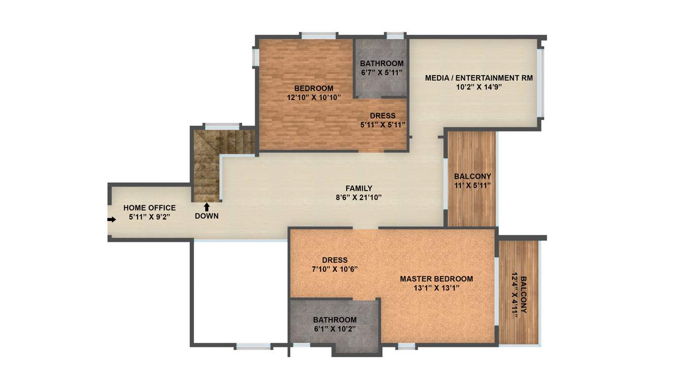 Golden Panorama (4BHK+4T (3,360 sq ft) 3360 sq ft)