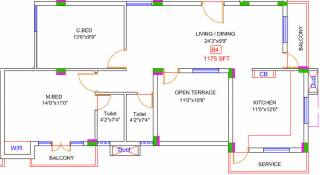 StepsStone Prasanas (2BHK+2T (1,175 sq ft) 1175 sq ft) StepsStone Prasanas (2BHK+2T (1,175 sq ft) 1175 sq ft)