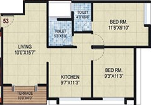 Jay Vijay Galaxy (2BHK+2T (799.27 sq ft) 799.27 sq ft) Jay Vijay Galaxy (2BHK+2T (799.27 sq ft) 799.27 sq ft)