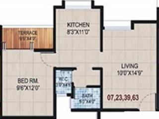 Jay Vijay Galaxy (1BHK+1T (586.31 sq ft) 586.31 sq ft)