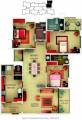 Condor Builders Pvt Ltd Cyber Gardens Cassia Floor Plan (3BHK+3T (1,696 sq ft) 1696 sq ft)